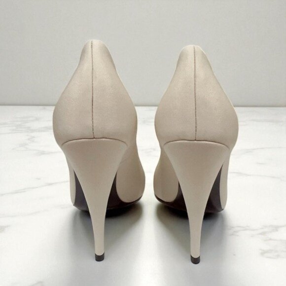 NIB Authentic Saint Laurent Franky 115 Satin Sandals Nero - Picture 9 of 11